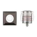 4W 1 LED Square Beveled Top Inground Indicator Light 3.25 Inch Tall by BSH - 156-BEL-1368042