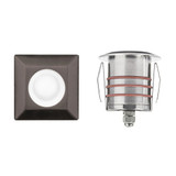 4W 1 LED Square Beveled Top Inground Indicator Light 3.25 Inch Tall by BSH - 156-BEL-1368042