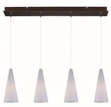 Lowfield Glade 4 LED Light Linear Pendant by BSH - 174-BEL-435980