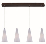 Lowfield Glade 4 LED Light Linear Pendant by BSH - 174-BEL-435980
