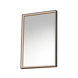 Burnfoot Crescent 40W 1 LED Mirror 30 Inch Tall and 24 Inch Wide by BSH - 174-BEL-1342826