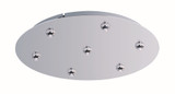 Rowley Hollow Seven Light Round Canopy 17x 2.5 Inch by BSH - 174-BEL-435967