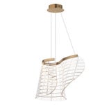 Tower Birches 14W 1 LED Light Small Pendant by BSH - 2518_174-BEL-1342767