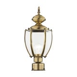 1 Light Outdoor Post Top Lantern 7 Inch wide by 16.5 Inch high by Livex  - 2009