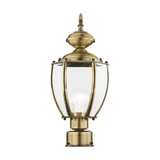 1 Light Outdoor Post Top Lantern 7 Inch wide by 16.5 Inch high by Livex - 2009