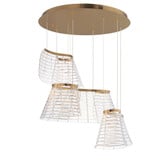 Tower Birches 114W 3 LED Light Large Pendant by BSH - 174-BEL-1342769