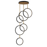Holderness Drive 15W 6 LED Pendant 63 Inch Tall and 25 Inch Wide by BSH - 174-BEL-1370577