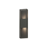 Heol Orchwy 12W 2 LED Outdoor Wall Mount 24 Inch Tall and 6.25 Inch Wide by BSH - 174-BEL-1370609