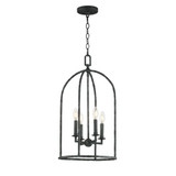 Chartwell Court 4 Light Pendant 25 Inch Tall and 14 Inch Wide by BSH - 93-BEL-1377260