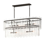 Wright Paddocks 8 Light Linear Pendant 19 Inch Tall and 12 Inch Wide by BSH - 93-BEL-1377256