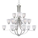 Marley Crescent 15 Light Oversized 3 Tier Chandelier by BSH - 93-BEL-451721