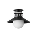 Brooklyn Green 1 Light 12 Inch Wide Outdoor Flush Mount by BSH - 93-BEL-1284023