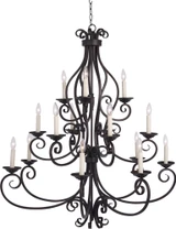 Furness Orchard 15 Light Oversized 3 Tier Chandelier by BSH - 93-BEL-116229