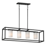 Chalfont Laurels 4 Light Linear Pendant 10 x 9.25 Inches by BSH - 93-BEL-1326573