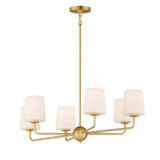 Roscoe Crescent 6 Light Large Chandelier by BSH - 93-BEL-1265831