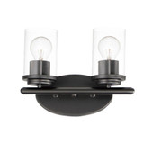 Langleybury Lane 2 Light Clear Glass Vanity Light by BSH - 93-BEL-1067578