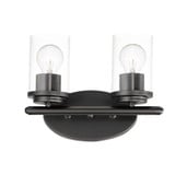 Langleybury Lane 2 Light Clear Glass Vanity Light by BSH - 93-BEL-1067578
