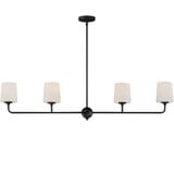 Roscoe Crescent 4 Light Oversized Linear Pendant by BSH - 93-BEL-1265832