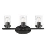 Corona 3 Light Clear Glass Vanity Light by Maxim - 10213