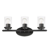 Langleybury Lane 3 Light Clear Glass Vanity Light by BSH - 93-BEL-1067579