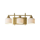 Newman Maltings 3 Light Bath Vanity 10 Inch Tall and 24 Inch Wide by BSH - 93-BEL-1369792