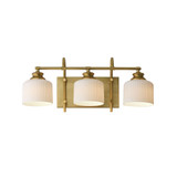 Newman Maltings 3 Light Bath Vanity 10 Inch Tall and 24 Inch Wide by BSH - 93-BEL-1369792
