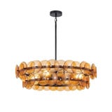 Farriers Square 6 Light Large Chandelier by BSH - 93-BEL-1342404
