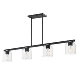 Rosewood Fields 4 Light Linear Pendant by BSH - 93-BEL-1342382