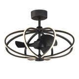 Woodville Yard 7.5W 8 LED Fandelight 23.75 Inch Tall and 33.5 Inch Wide by BSH - 93-BEL-1370537