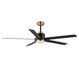 Brookdale Town 5 Blade Ceiling Fan with Light Kit 60 Inches Wide by BSH - 93-BEL-1326719