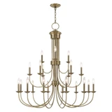 Estate 21 Light Oversized Chandelier by Livex - 42688