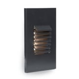 12V 2W 1 LED Vertical Louvered Scoop Outdoor Wall Mount by BSH - 156-BEL-715974