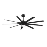 Odyn Custom 9 Blade Ceiling Fan with Light Kit 72 Inches Wide by Fanimation - FPD8152BLW-72103