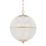 Sphere No. 3 1 Light Large Pendant 16 Inch Tall by Hudson Valley - MDS801