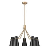 Reeva 5 Light Large Chandelier by Golden - 2122-5