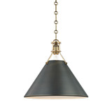 Metal No. 2 1 Light Large Pendant by Hudson Valley - MDS952