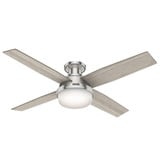 Dempsey 52 Inch Low Profile Ceiling Fan with LED Light Kit by Hunter Fans - 1000172