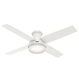Dempsey 52 Inch Low Profile Ceiling Fan with LED Light Kit by Hunter Fans - 1000172