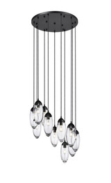 Arden 11 Light Chandelier 12 Inches Tall and 24 Inches Wide by Z-Lite - 651P-11R