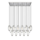 Arden 17 Light Linear Chandelier 12 x 18 Inches Wide by Z-Lite - 651P-17L