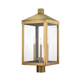 Nyack 3 Light Outdoor Post Top Lantern 10.5 x 24 Inch by Livex  - 20587