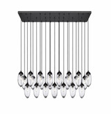 Arden 23 Light Linear Chandelier 12 x 18 Inches Wide by Z-Lite - 651P-23L