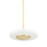 Blyford 20W 1 LED Medium Pendant by Hudson Valley - PI1896701S