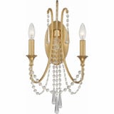 Arcadia 2 Light Candle Style Wall Sconce by Crystorama - ARC-1902
