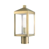 Nyack 1 Light Outdoor Post Top Lantern 6.25 x 15.25 Inches by Livex - 20590