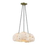 Alabaster Rocks 3 Light Large Pendant by Justice Design - ALR-6534