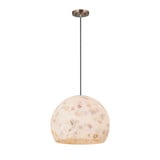 Alabaster Rocks 1 Light Medium Pendant by Justice Design - ALR-6535