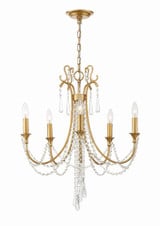 Arcadia 5 Light Medium Chandelier by Crystorama - ARC-1905
