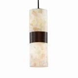 Alabaster Rocks Dakota 2 Light Mini Pendant by Justice Design - ALR-8758-10