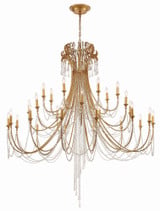 Arcadia 28 Light Oversized Chandelier by Crystorama - ARC-1929
